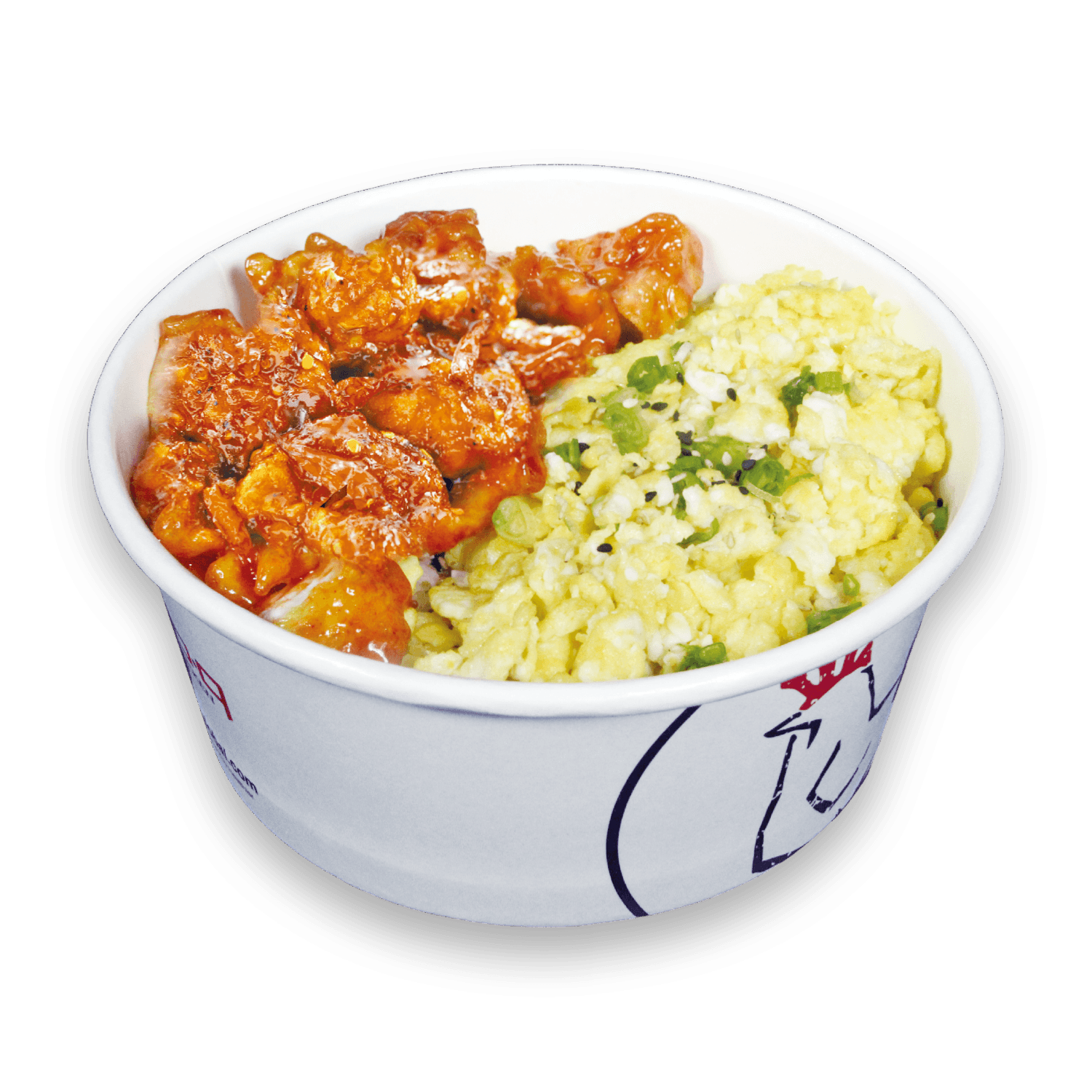 Bowl de Arroz & Pollo Frito (Hot Spicy)