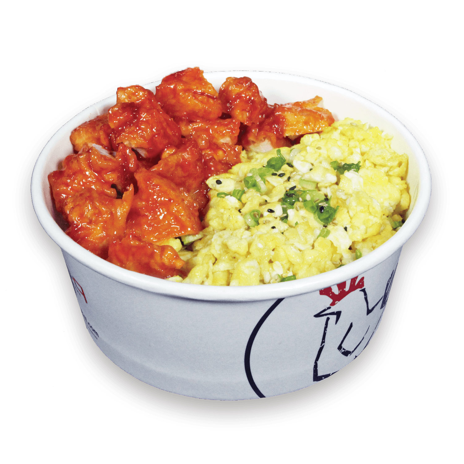Bowl de Arroz & Pollo Frito (Secret Sauce)