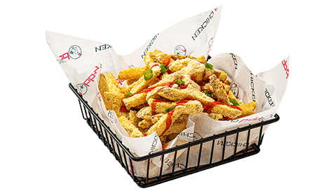 Papas fritas bañadas
