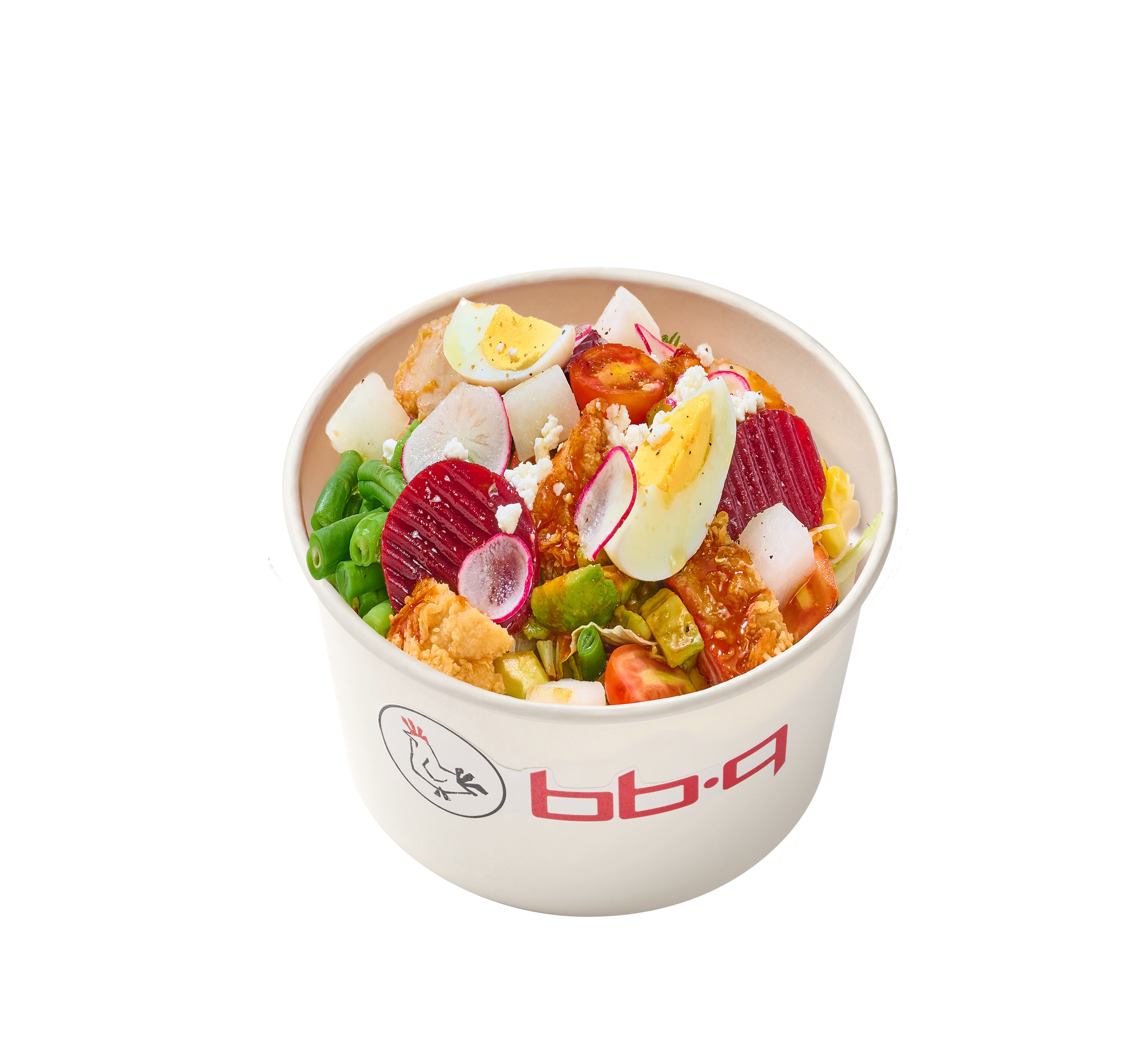 Bowl de ensalada & Pollo frito