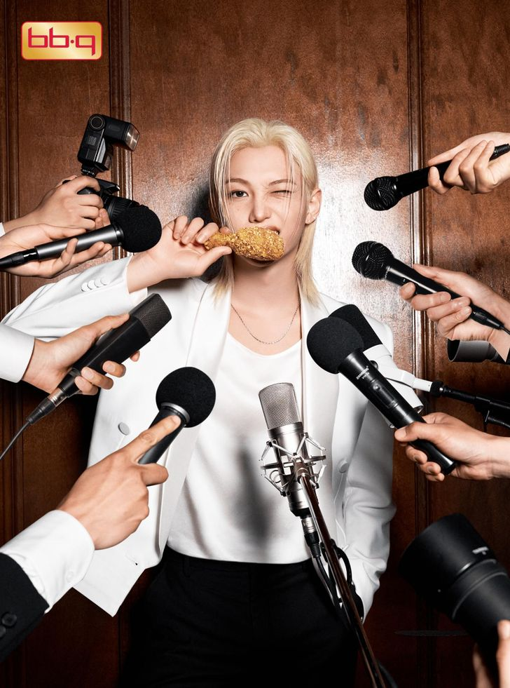 과거 bb.q Chicken 캠페인에 등장한 Felix